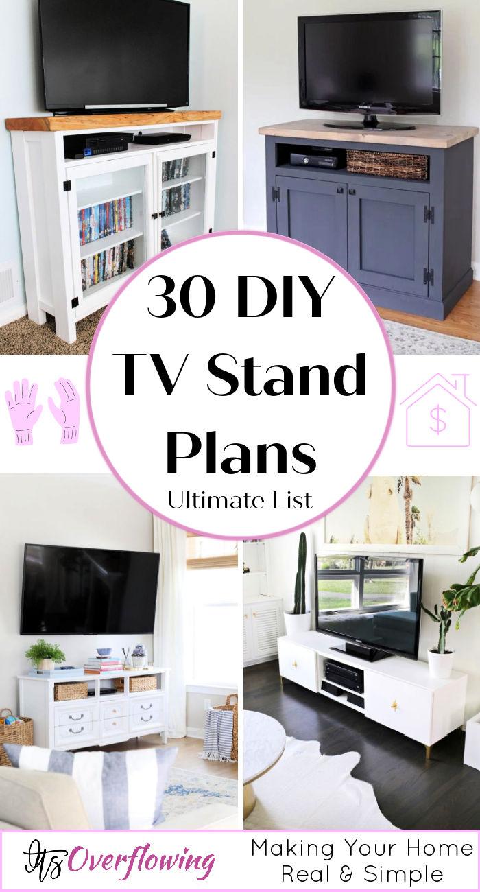 30 DIY TV Stand Plans