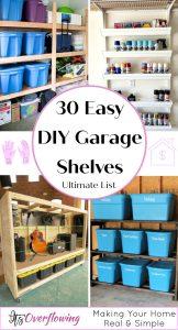 DIY Garage Shelves (30 DIY Garage Shelving Ideas to Try)