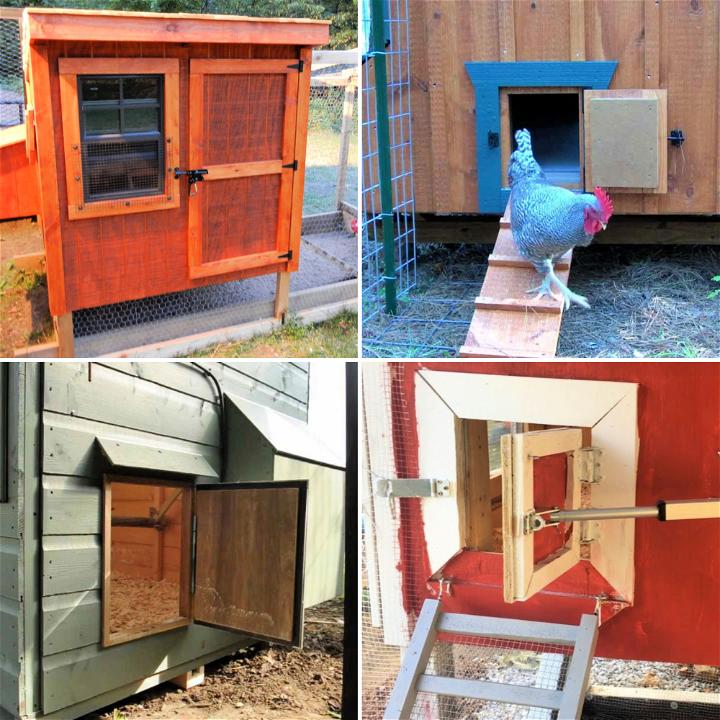 10 DIY Automatic Chicken Coop Door Ideas and Plans