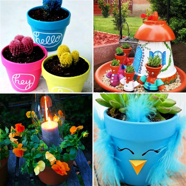 12 Creative Clay Pot Ideas (Terra Cotta Craft & Décor Projects)