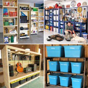 30 helpful diy garage shelves that are cheap to build
