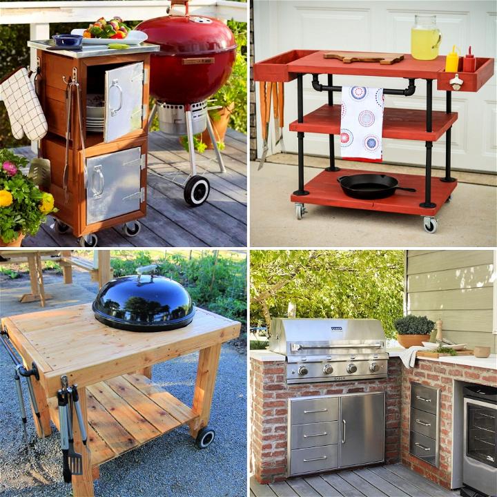 15 DIY Grill Station Ideas (Build an Outdoor Grill Station)