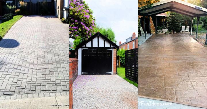 diy driveway ideas and projects