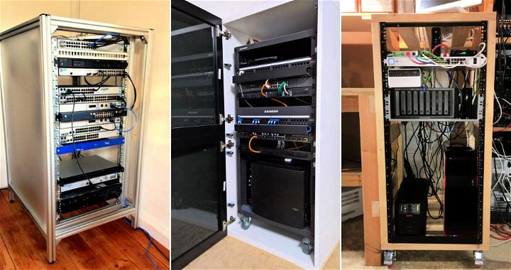 diy server rack projects and ideas