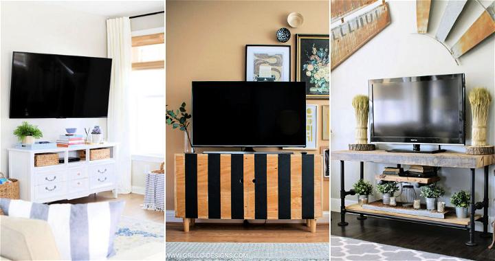 diy tv stand plans and projects