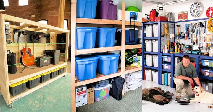 easy diy garage shelves plans