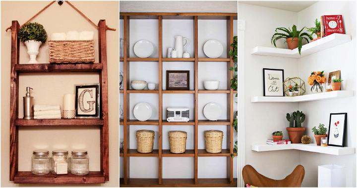 easy diy wall shelves ideas