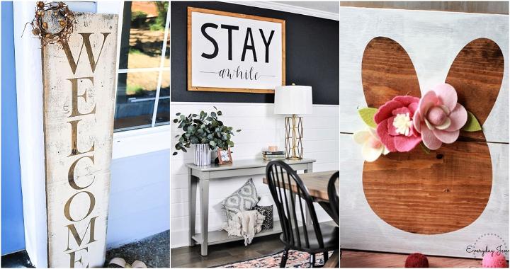 easy diy wood sign ideas for your home