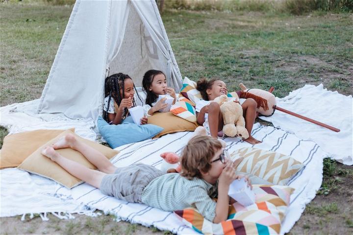 Go Camping Overnight In Your Backyard