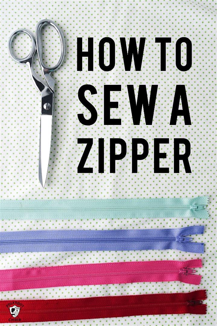How To Sew A Zipper