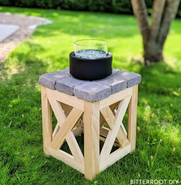 Making a Gas Fire Pit Table for the Porch