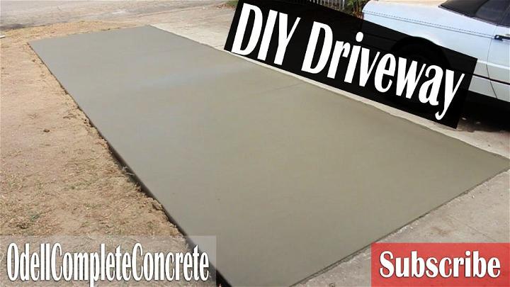 How to Pour a Concrete Driveway for Beginners