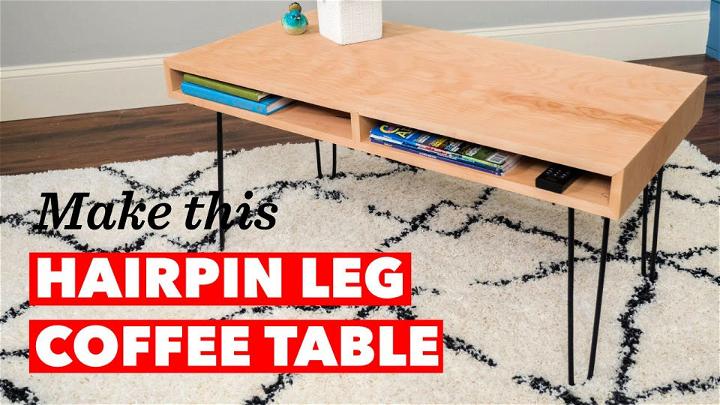 Make Your Own Hairpin Leg Coffee Table