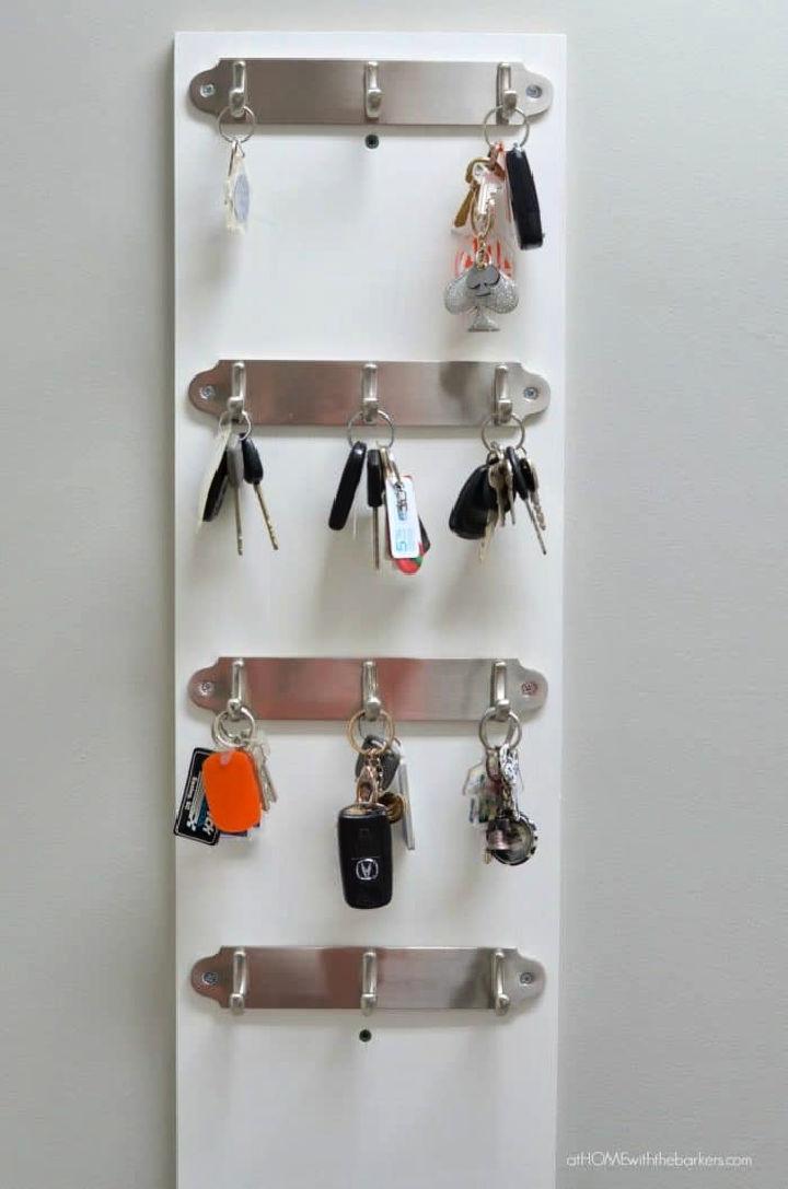 DIY Key Organizer Rack
