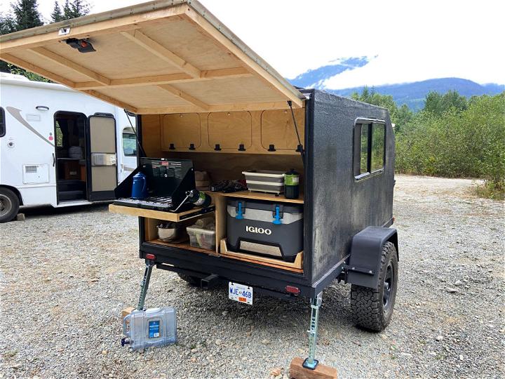 DIY Overland Camper Trailer for Mtb Trips