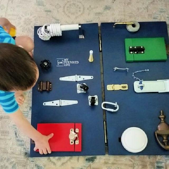 Easy Steps to Make a Toddler Busy Board