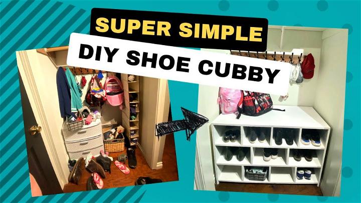 Free Shoe Cubby Woodworking Plan