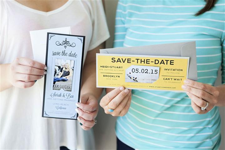Magnet Save the Date With Free Printables