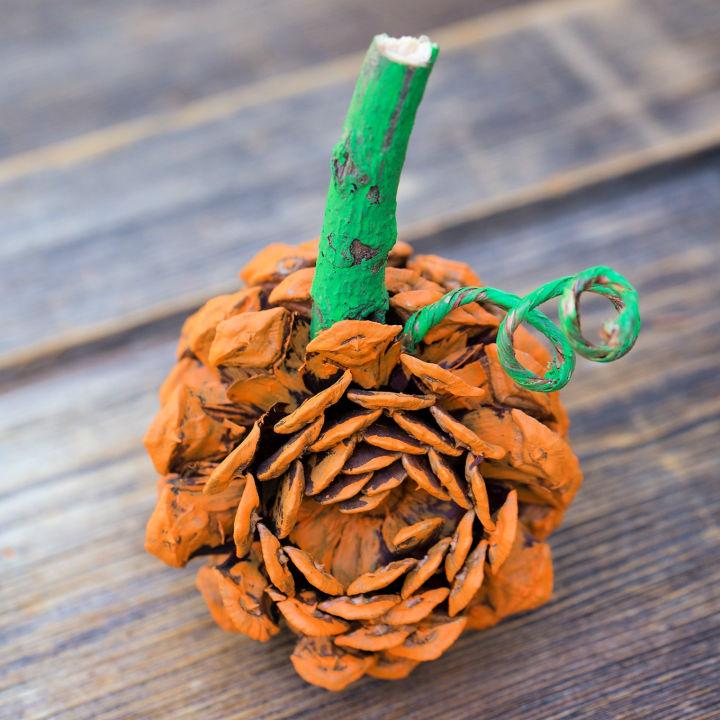 Pine Cone Pumpkin Craft for School