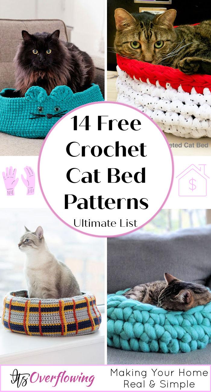 crochet cat bed patterns free