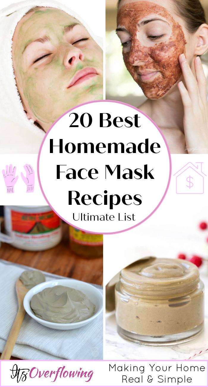 Homemade Face Mask (20 Best DIY Face Mask Recipes)