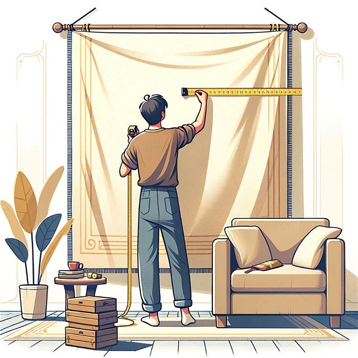how to hang a tapestry
