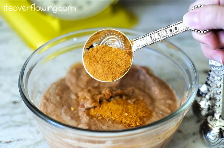 add 1 tablespoon of taco seasoning