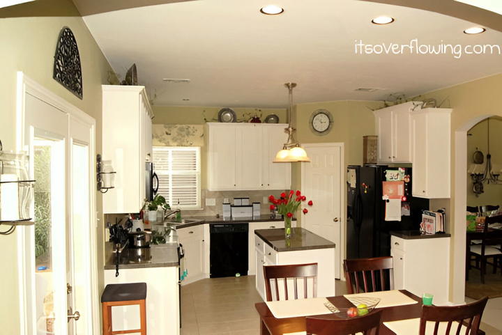 bright dreamy white kitchen