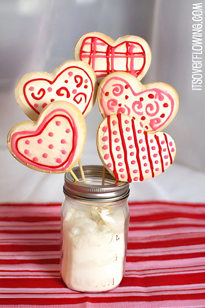 display cookies into mason jar