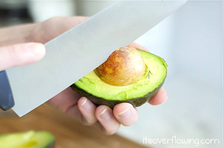 remove the avocado pit