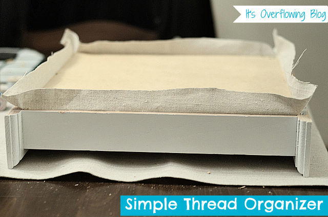 simple thread organizer sewing