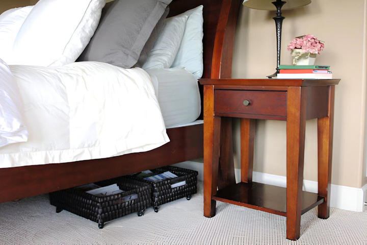 underbed storage solution baskets