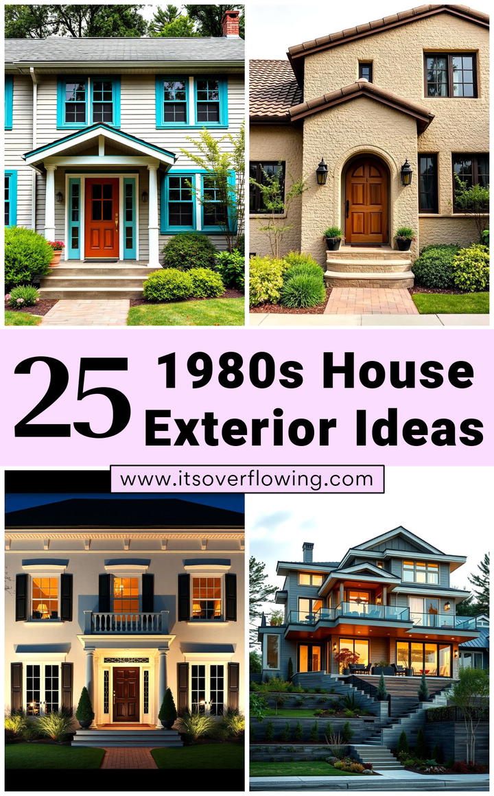 1980s house exterior ideas