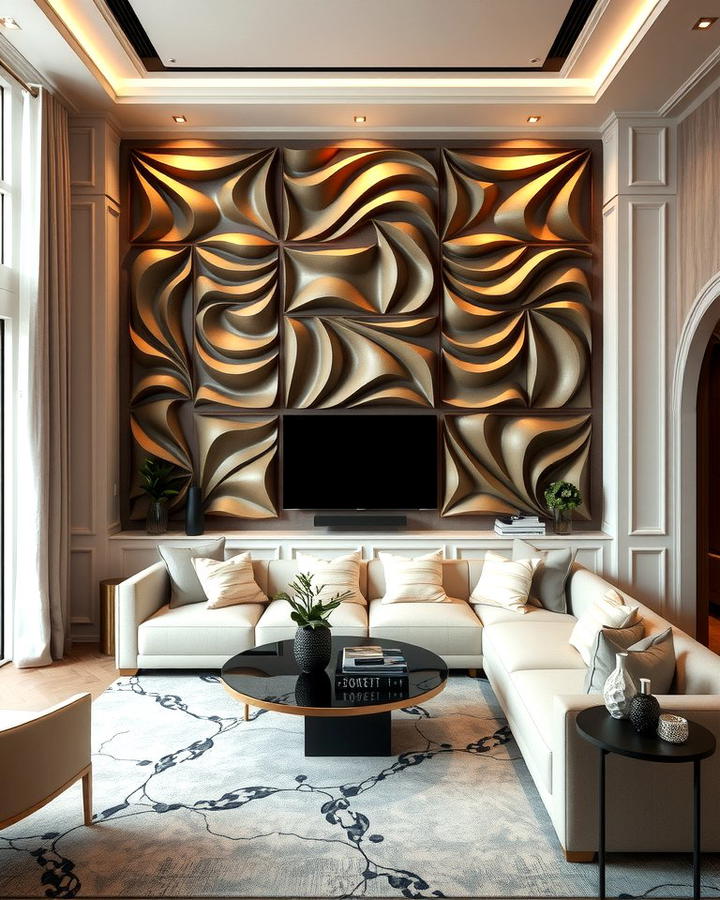 3D Wall Panels for Dynamic Texture