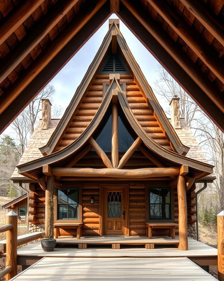 A Frame Roof for Rustic Appeal