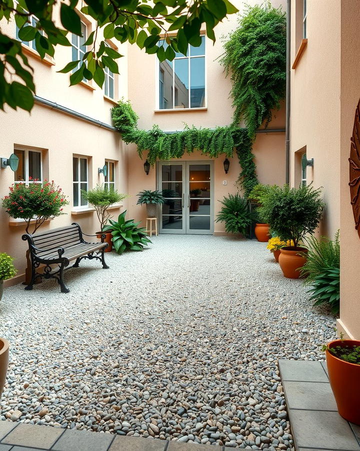 A Gravel Courtyard