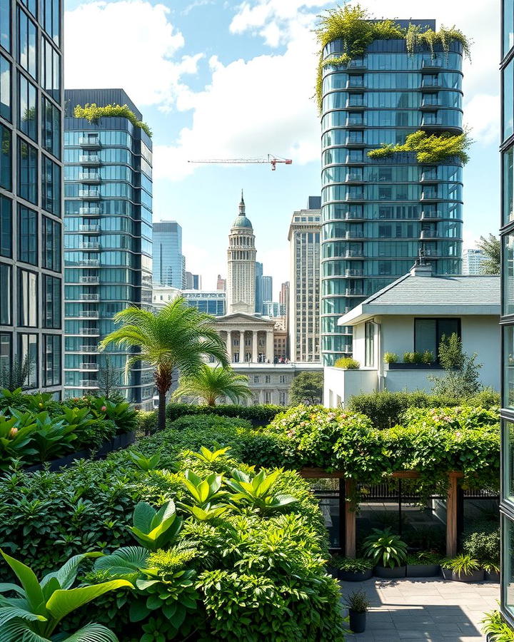 AI Guided Green Roof and Wall Designs