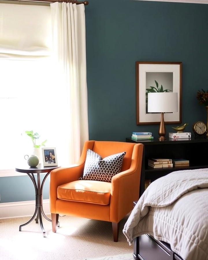 Accent Chair and Side Table