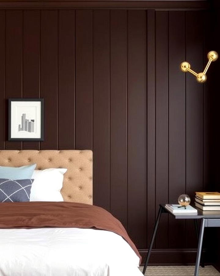 Accent Walls in Deep Chocolate