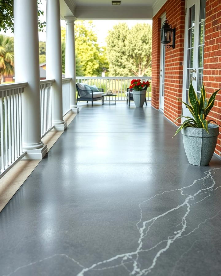 Acid Etched Concrete