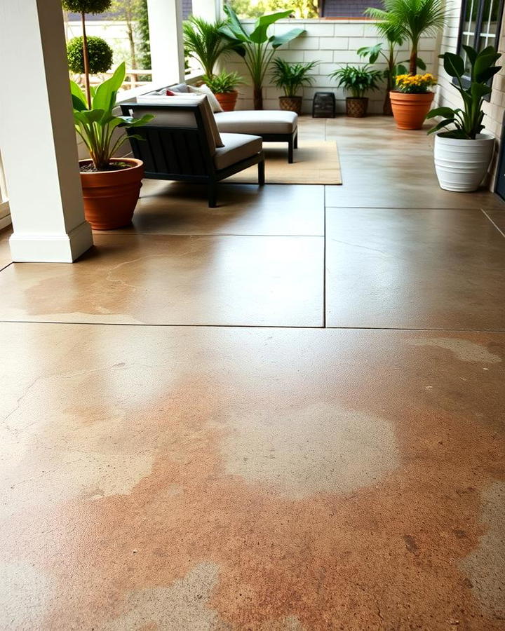 Acid Etched Concrete Floors