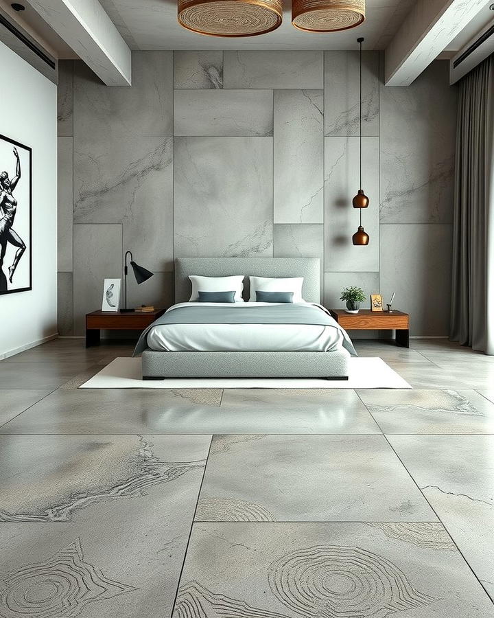 Acid Etched Concrete for Sophistication