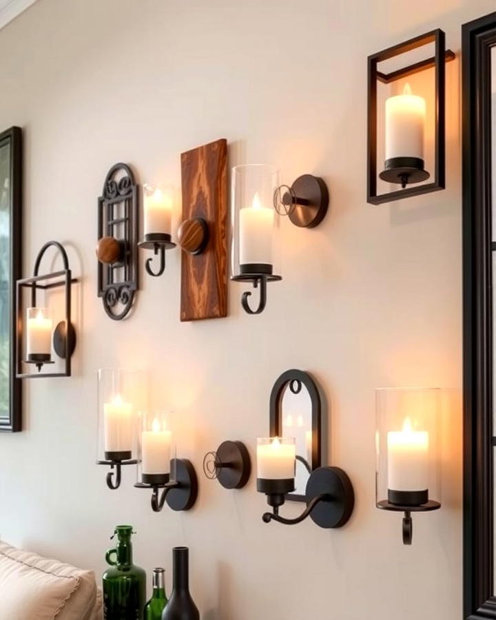 Add Candle Sconces to Walls