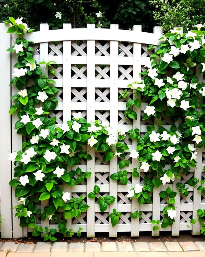 Add Lattice Panels with Climbing Plants