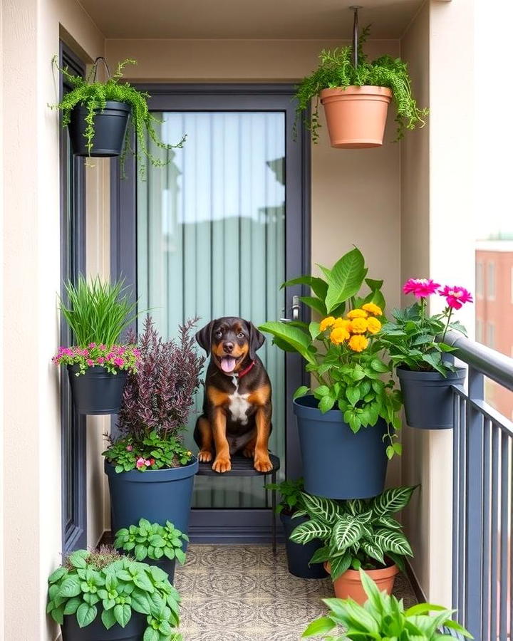 Add Planters with Dog Safe Plants