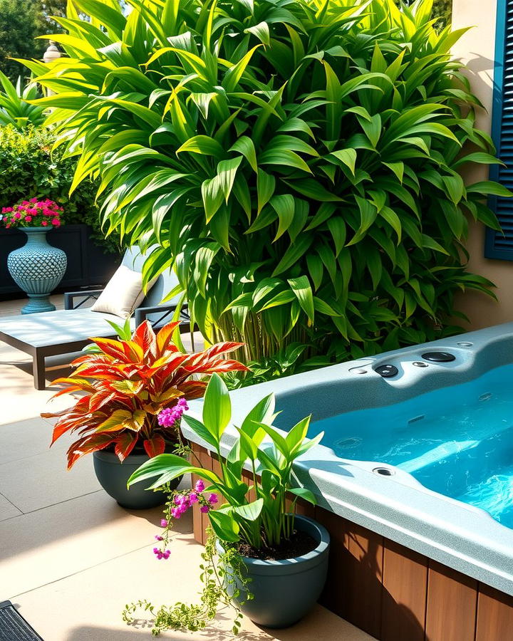 Add Planters with Lush Greenery