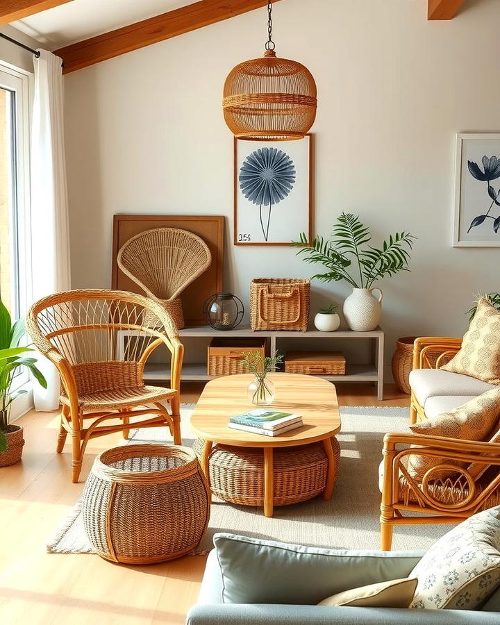 Add Rattan or Wicker Elements