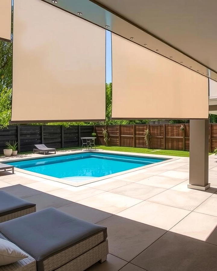 Add Retractable Privacy Screens