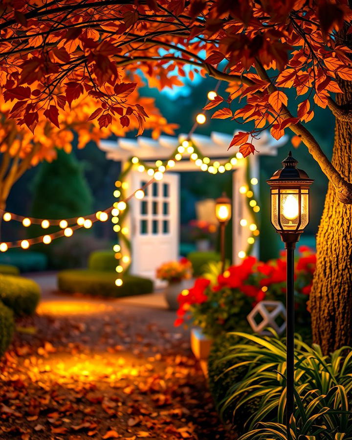 Add Seasonal Garden Lighting