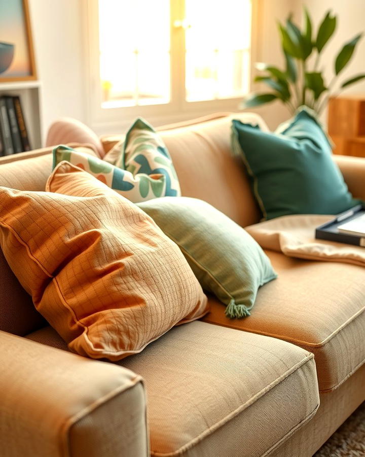 Add Texture with Decorative Pillows